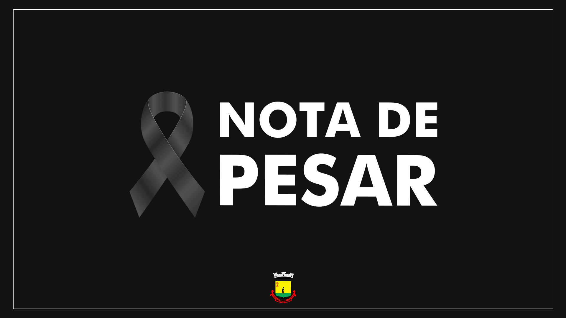 ADMINISTRAÇÃO MUNICIPAL PRESTA SUAS CONDOLÊNCIAS AOS COLEGAS, AMIGOS E FAMILIARES DE JOÃO PEDRO DOS SANTOS